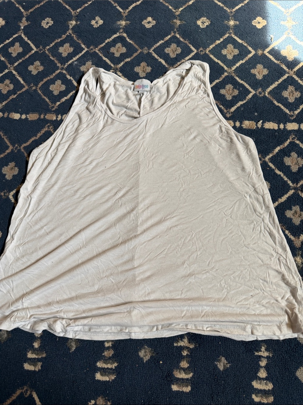LuLaRoe Women's Tank Top in Light Cream